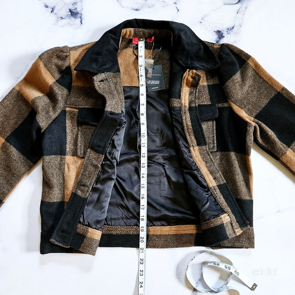 NWT n:Philanthropy Renzo Jacket in Plaid Multi - Picture 13 of 16